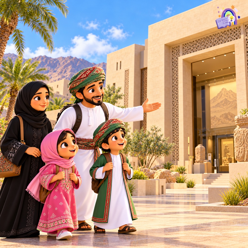 غلاف قصة رِحْلَةُ عُمَانَ عَبْرَ الزَّمَانِ