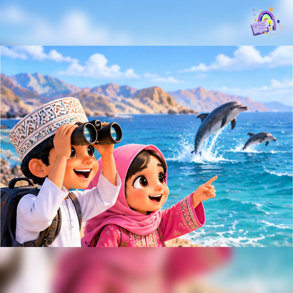 غلاف قصة سِرُّ الْبَحْرِ الْأَزْرَقِ