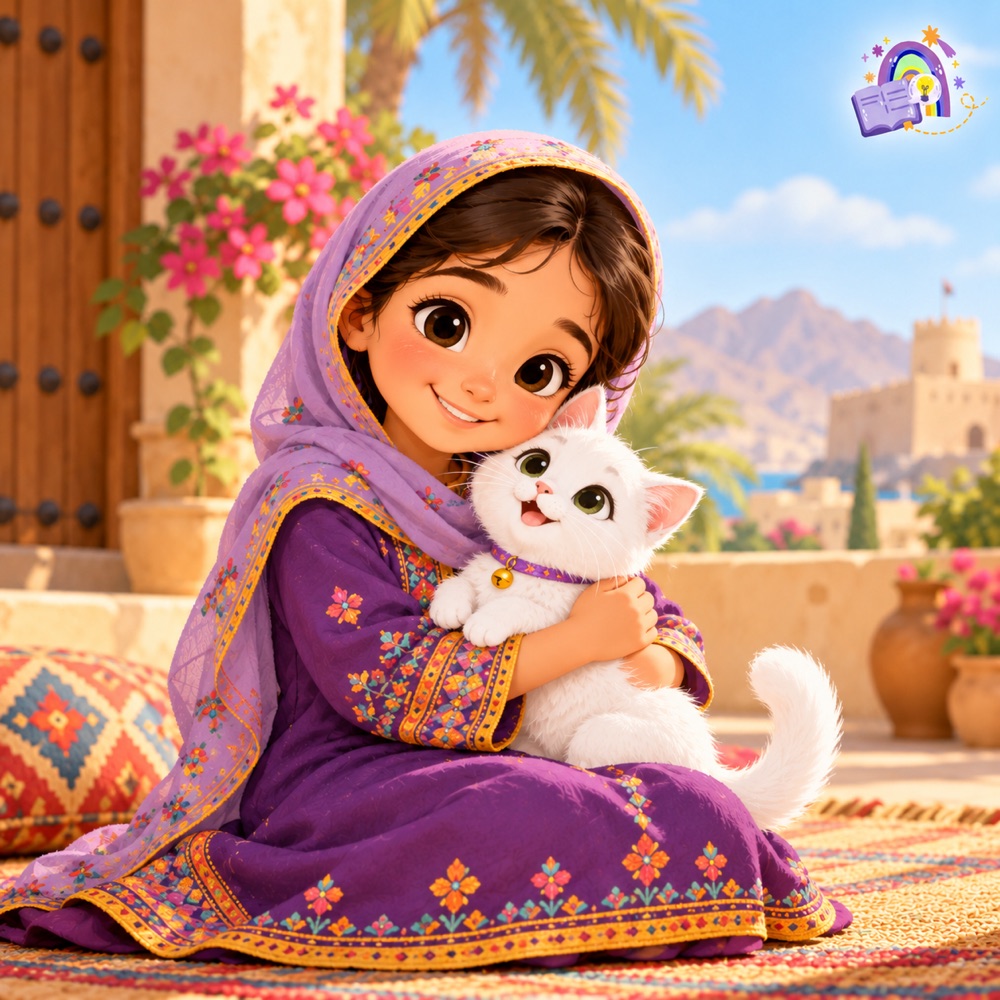 غلاف قصة سَلْمَى وَالْقِطَّةُ
