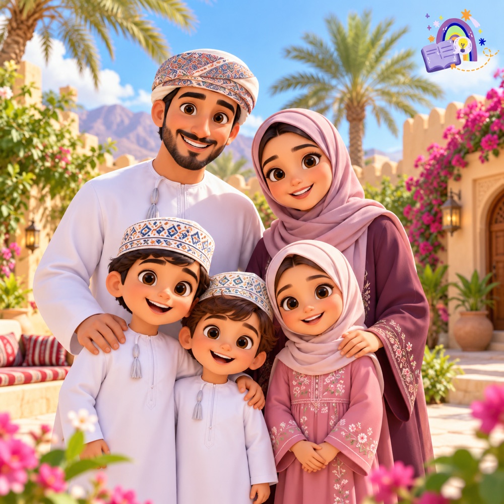 غلاف قصة أُسْرَتِي السَّعِيدَةُ