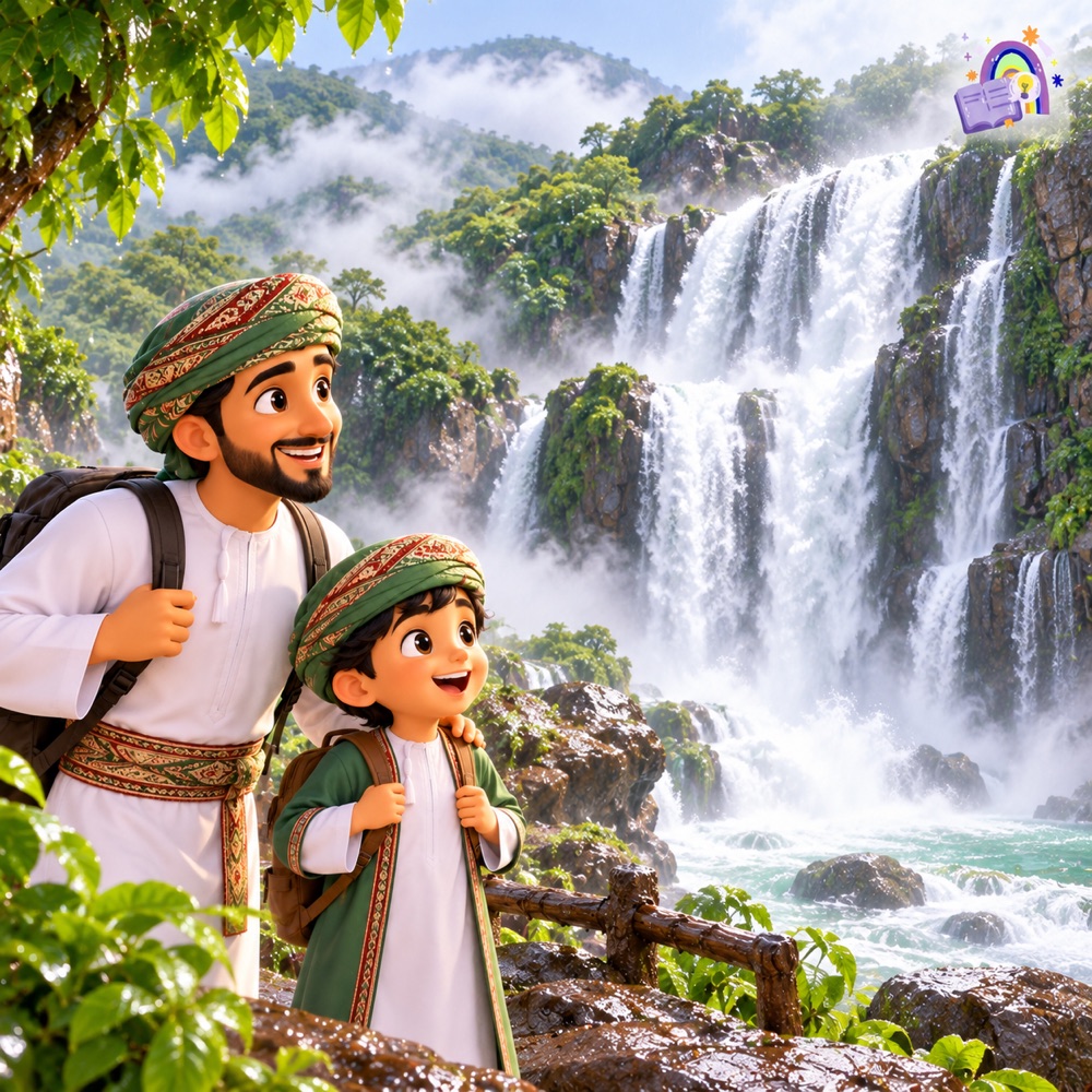 غلاف قصة حِكَايَةُ الْمَطَرِ وَالنَّخِيلِ